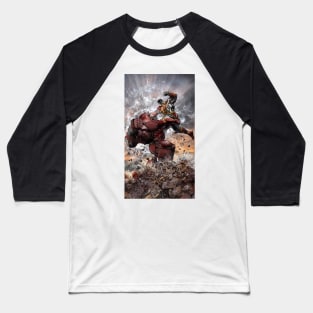 Colossus vs Juggernaut Baseball T-Shirt